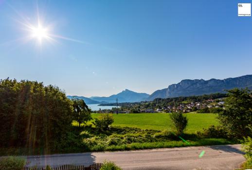 Byggegrund med enestående udsigt i Mondsee til salg