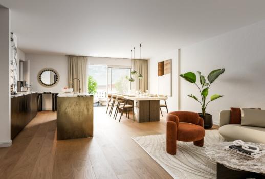 LA BOHÈME - Урбанистическая, стильная 4-комнатная квартира на мансарде с террасой