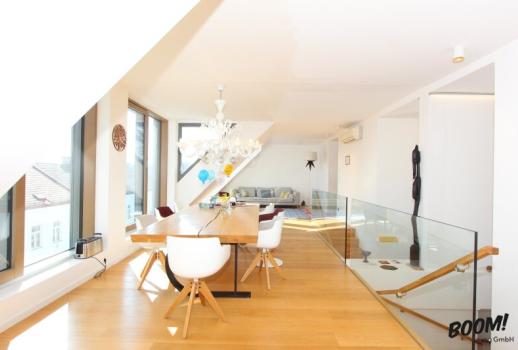 Život na najvišoj razini - ekskluzivni penthouse mezoneta s 9 soba u srcu Döblinga