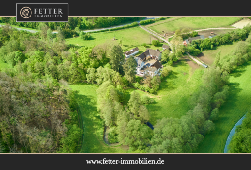 Historic property with horse stables in a secluded location in the Rhine-Main area!