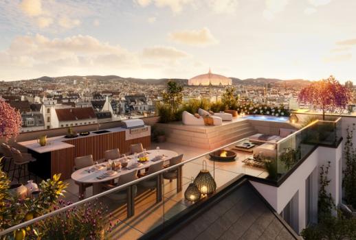 Penthouse exclusif dans un emplacement privilégié avec une vue exceptionnelle à 360°