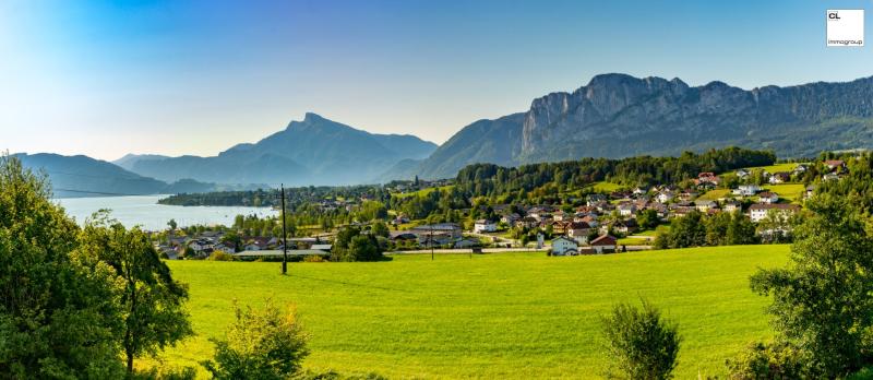 Mondsee-ben egyedi kilátással rendelkező építési telek eladó