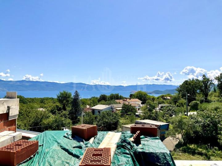 Exkluzív otthon medencével és fantasztikus kilátással a tengerre Krk szigetén