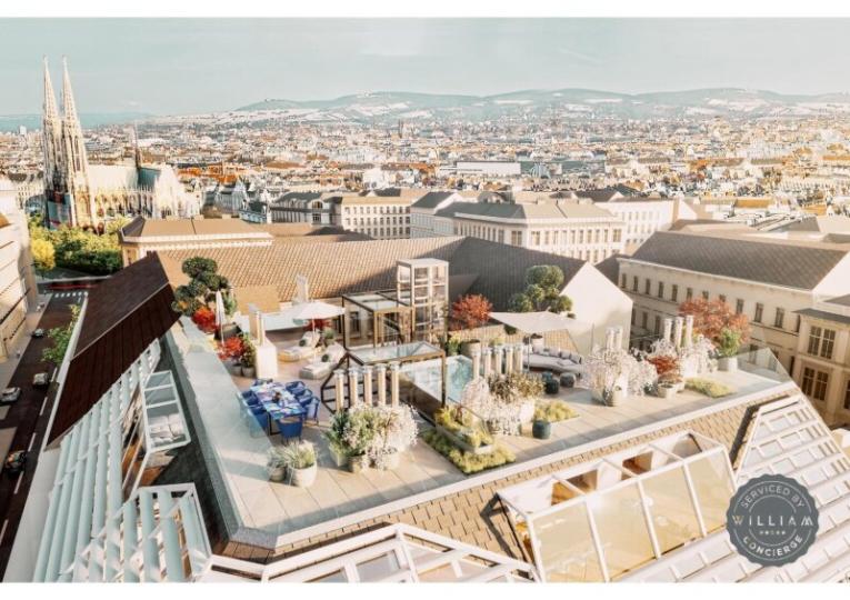 Extravagáns penthouse lélegzetelállító kilátással - közel Bécs történelmi központjához