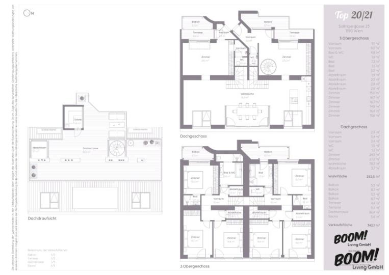 Vivere ai massimi livelli: esclusivo attico maisonette di 9 locali nel cuore di Döbling